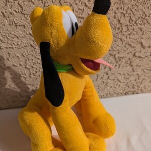 Disney Yellow Plush Dog with Black Ears